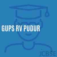 Gups Rv Pudur Middle School Logo