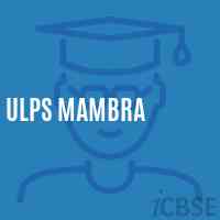 Ulps Mambra Primary School Logo