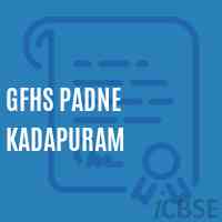 Gfhs Padne Kadapuram Senior Secondary School Logo