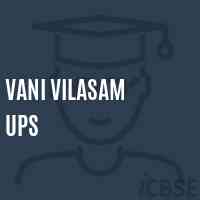 Vani Vilasam Ups Middle School Logo