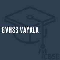 Gvhss Vayala Senior Secondary School Logo