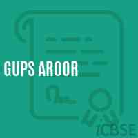 Gups Aroor School Logo