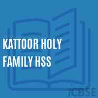 Kattoor Holy Family Hss Senior Secondary School Logo