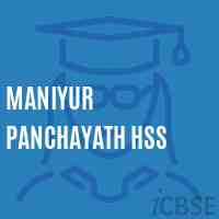 Maniyur Panchayath Hss High School Logo