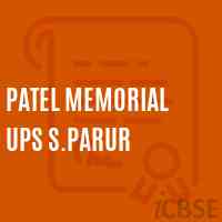 Patel Memorial Ups S.Parur Middle School Logo