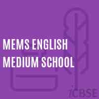 Mems English Medium School Logo