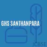 Ghs Santhanpara Secondary School Logo
