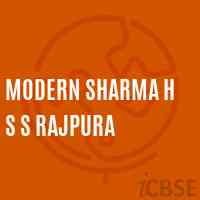 Modern Sharma H S S Rajpura Senior Secondary School Logo