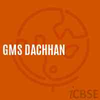 Gms Dachhan Middle School Logo