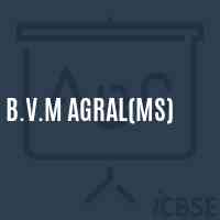 B.V.M Agral(Ms) Middle School Logo