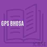 Gps Bhosa Primary School Logo