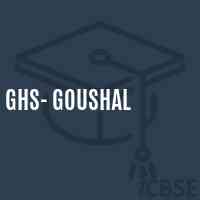 Ghs- Goushal Secondary School Logo