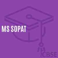 Ms Sopat Middle School Logo