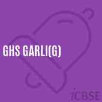 Ghs Garli(G) Secondary School Logo