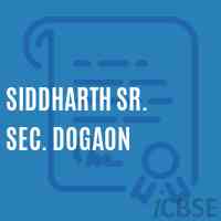 Siddharth Sr. Sec. Dogaon Senior Secondary School Logo