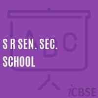 S R Sen. Sec. School Logo