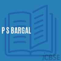 P S Bargal Primary School Logo