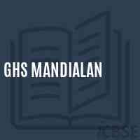 Ghs Mandialan Secondary School Logo