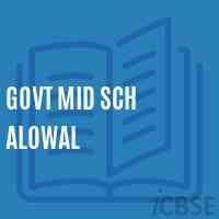 Govt Mid Sch Alowal Secondary School Logo