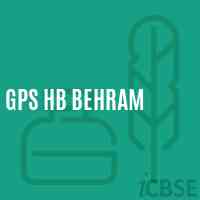 Gps Hb Behram Primary School Logo