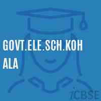 Govt.Ele.Sch.Kohala Primary School Logo