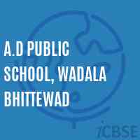 A.D Public School, Wadala Bhittewad Logo
