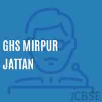 Ghs Mirpur Jattan Secondary School Logo
