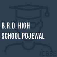 B.R.D. High School Pojewal Logo