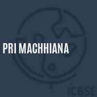 Pri Machhiana Primary School Logo