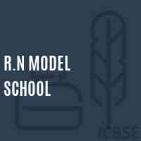 R.N Model School Logo