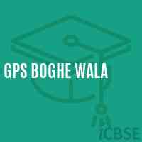 Gps Boghe Wala Primary School Logo