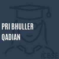 Pri Bhuller Qadian Primary School Logo