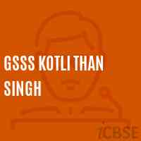 Gsss Kotli Than Singh High School Logo
