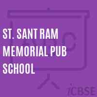 St. Sant Ram Memorial Pub School Logo