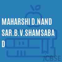 Maharshi D.Nand Sar.B.V.Shamsabad Primary School Logo