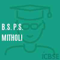 B.S. P.S. Mitholi Primary School Logo