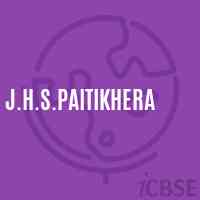 J.H.S.Paitikhera Middle School Logo