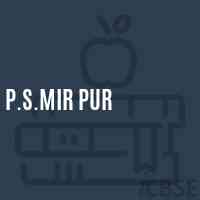 P.S.Mir Pur Primary School Logo