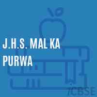J.H.S. Mal Ka Purwa Middle School Logo
