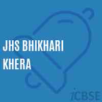 Jhs Bhikhari Khera Middle School Logo