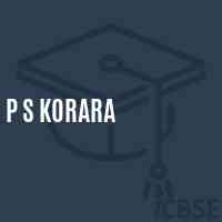 P S Korara Primary School Logo