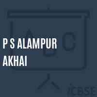 P S Alampur Akhai Primary School Logo