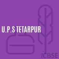 U.P.S Tetarpur Middle School Logo