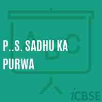 P..S. Sadhu Ka Purwa Primary School Logo