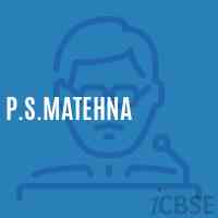 P.S.Matehna Primary School Logo