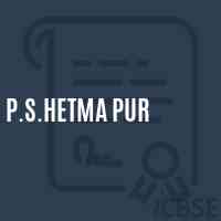 P.S.Hetma Pur Primary School Logo