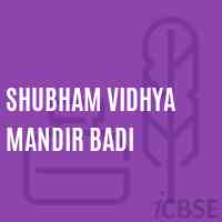 Shubham Vidhya Mandir Badi Middle School Logo