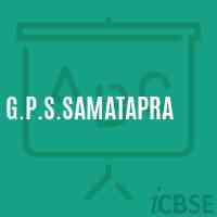 G.P.S.Samatapra Primary School Logo
