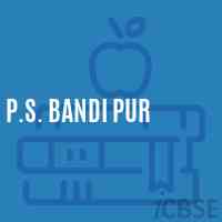 P.S. Bandi Pur Primary School Logo