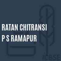 Ratan Chitransi P S Ramapur Primary School Logo
